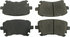 300.10180 by CENTRIC - Centric Premium Semi-Metallic Brake Pads with Shims and Hardware
