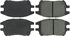300.09300 by CENTRIC - Centric Premium Semi-Metallic Brake Pads with Shims and Hardware