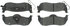 Centric 300.10410 Disc Brake Pad Set Disc Brake Pad
