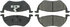 300.10550 by CENTRIC - Centric Premium Semi-Metallic Brake Pads with Shims