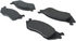 300.10450 by CENTRIC - Centric Premium Semi-Metallic Brake Pads with Shims and Hardware