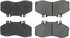 300.10620 by CENTRIC - Centric Premium Semi-Metallic Brake Pads with Shims