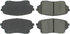 300.11050 by CENTRIC - Centric Premium Semi-Metallic Brake Pads with Shims and Hardware