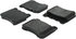 300.11210 by CENTRIC - Centric Premium Semi-Metallic Brake Pads with Shims and Hardware