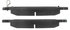 Centric 300.11560 Disc Brake Pad Set Centric Premium Semi-Metallic Brake Pads with Shims and Hardware