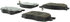 Centric 300.11560 Disc Brake Pad Set Centric Premium Semi-Metallic Brake Pads with Shims and Hardware