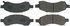 Centric 300.11691 Disc Brake Pad Set Centric Premium Semi-Metallic Brake Pads with Shims and Hardware