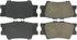 300.12120 by CENTRIC - Centric Premium Semi-Metallic Brake Pads with Shims and Hardware