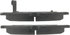 300.11950 by CENTRIC - Premium Semi-Metallic Brake Pads with Shims and Hardware