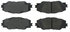 300.12110 by CENTRIC - Centric Premium Semi-Metallic Brake Pads with Shims and Hardware