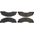 Centric 300.13280 Disc Brake Pad Set Centric Premium Semi-Metallic Brake Pads with Shims and Hardware