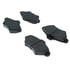 Centric 301.06000 Disc Brake Pad Set Centric Premium Ceramic Brake Pads with Shims and Hardware