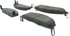 300.14000 by CENTRIC - Centric Premium Semi-Metallic Brake Pads with Shims and Hardware