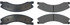 300.14110 by CENTRIC - Centric Premium Semi-Metallic Brake Pads with Shims and Hardware