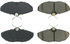 301.08060 by CENTRIC - Centric Premium Ceramic Brake Pads with Shims