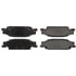 Centric 301.09220 Disc Brake Pad Set Centric Premium Ceramic Brake Pads with Shims and Hardware