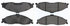 301.07490 by CENTRIC - Centric Premium Ceramic Brake Pads with Shims and Hardware