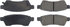 301.11000 by CENTRIC - Centric Premium Ceramic Brake Pads with Shims and Hardware