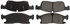 301.14550 by CENTRIC - Centric Premium Ceramic Brake Pads with Shims and Hardware