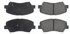 301.15431 by CENTRIC - Centric Premium Ceramic Brake Pads with Shims and Hardware