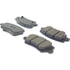Centric 301.16590 Disc Brake Pad Set Centric Premium Ceramic Brake Pads with Shims and Hardware