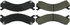 306.09090 by CENTRIC - Centric Fleet Performance Brake Pads with Hardware