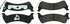 306.06660 by CENTRIC - Centric Fleet Performance Brake Pads with Hardware