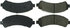 306.07260 by CENTRIC - Centric Fleet Performance Brake Pads with Hardware