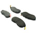 106.08150 by CENTRIC - Posi Quiet Extended Wear Brake Pads with Shims and Hardware