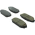 Centric 106.07930 Disc Brake Pad Set Posi Quiet Extended Wear Brake Pads with Shims and Hardware