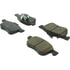 106.07940 by CENTRIC - Posi Quiet Extended Wear Brake Pads with Shims and Hardware