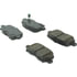 Centric 106.08650 Disc Brake Pad Set Posi Quiet Extended Wear Brake Pads with Shims and Hardware