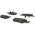 Centric 300.03590 Disc Brake Pad Set Centric Premium Semi-Metallic Brake Pads with Shims and Hardware