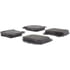 Centric 300.09610 Disc Brake Pad Set Centric Premium Semi-Metallic Brake Pads with Shims and Hardware