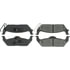 Centric 300.10120 Disc Brake Pad Set Centric Premium Semi-Metallic Brake Pads with Shims and Hardware