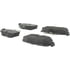 300.10820 by CENTRIC - Premium Semi-Metallic Brake Pads with Shims and Hardware