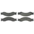 300.10640 by CENTRIC - Centric Premium Semi-Metallic Brake Pads with Shims and Hardware