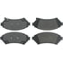 300.10760 by CENTRIC - Centric Premium Semi-Metallic Brake Pads with Shims and Hardware