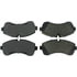 Centric 300.12680 Disc Brake Pad Set Centric Premium Semi-Metallic Brake Pads with Shims and Hardware