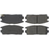 300.12750 by CENTRIC - Premium Semi-Metallic Brake Pads with Shims and Hardware