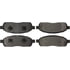 300.13920 by CENTRIC - Centric Premium Semi-Metallic Brake Pads with Shims and Hardware