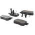 Centric 301.10860 Disc Brake Pad Set Centric Premium Ceramic Brake Pads with Shims and Hardware