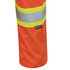 V1082350U-S by PIONEER SAFETY - 5627U HI-VIS Safety Rainwear Bib Pants, Orange - Size Small