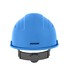 20222 by SELLSTROM - Jackson Safety Advantage Front Brim Hard Hat, Vented, 4-Pt. Ratchet Suspension, Blue