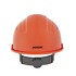 20225 by SELLSTROM - Jackson Safety Advantage Front Brim Hard Hat, Vented, 4-Pt. Ratchet Suspension, Hi-Vis Orange