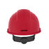 20224 by SELLSTROM - Jackson Safety Advantage Front Brim Hard Hat, Vented, 4-Pt. Ratchet Suspension, Red