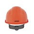 20223 by SELLSTROM - Jackson Safety Advantage Front Brim Hard Hat, Vented, 4-Pt. Ratchet Suspension, Orange