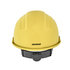 20201 by SELLSTROM - Jackson Safety Advantage Front Brim Hard Hat, Non-Vented, 4-Pt. Ratchet Suspension, Yellow