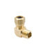 11292 by HALDEX - Air Brake Air Line Connector Fitting - 90� Male Elbow, Nylon Tubing, 3/8" NPT, 1/2" O.D.