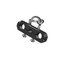 11544 by HALDEX - 3-Hole Clamp - 3/8 in. Inside Diameter, For use with Coiled Nylon Hose, U-Bolt Included